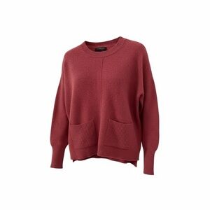 Tahari Burgundy Crew Neck Sweater